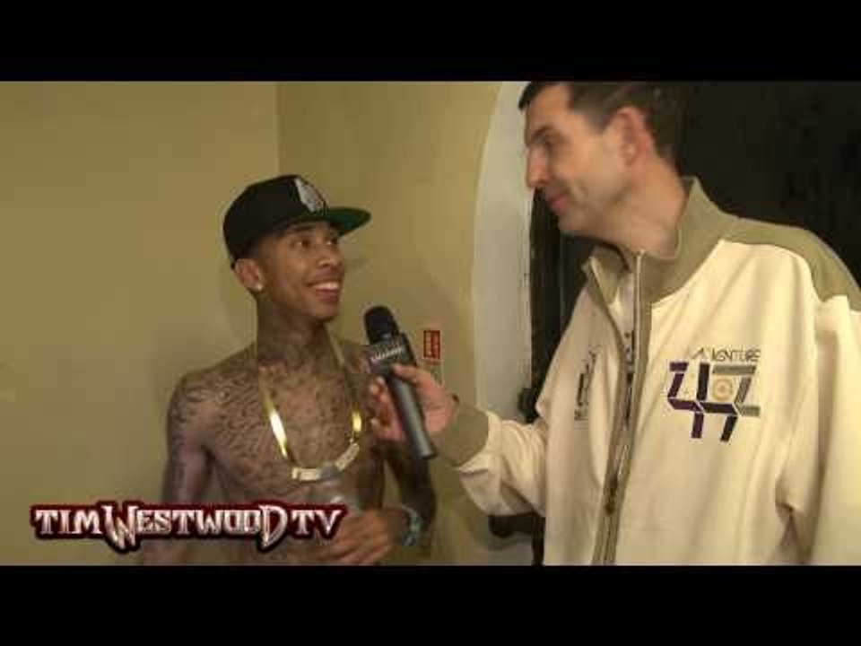Tyga reveals crazy tats! - Westwood