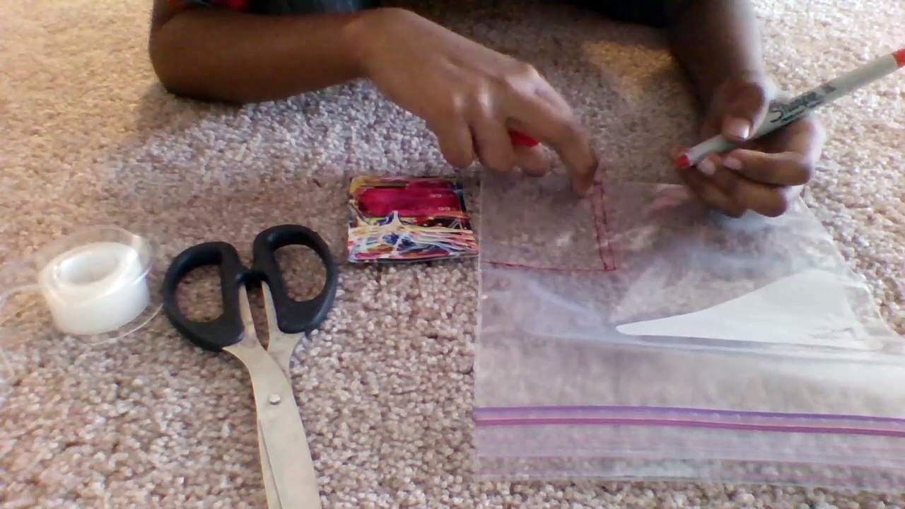 how to make pokemon card sleeve part second way