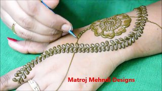 latest easy mehndi designs for hands|mehndi designs|Matroj Mehndi Designs