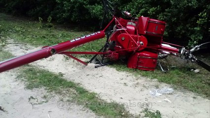 Helicopter Loss of Control and Crash Into Terrain
