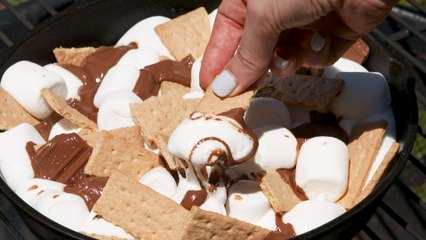 This Campfire S'mores Skillet The Ultimate Camping Treat
