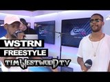 WSTRN freestyle backstage at Wireless - Westwood