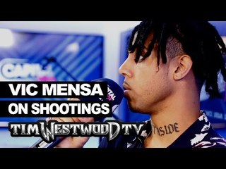 Vic Mensa says its time to speak out about the shootings with Westwood at Wireless