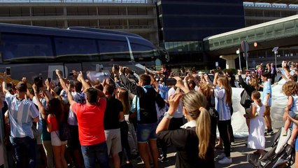 Argentina llega a Barcelona para última preparación para Rusia