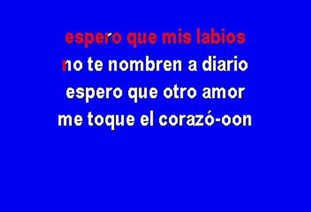 Los Montez de Durango - Espero (Karaoke)