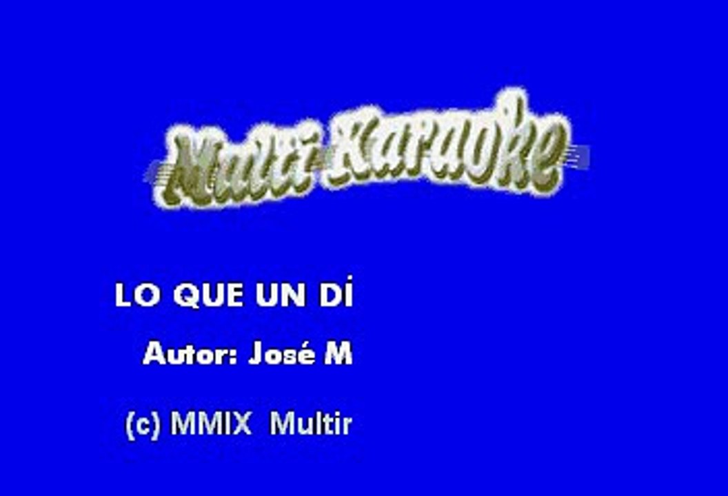 Los Montez de Durango - Lo Que Un Dia Fue No Sera (Karaoke)