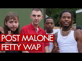 Post Malone & Fetty Wap backstage at Wireless