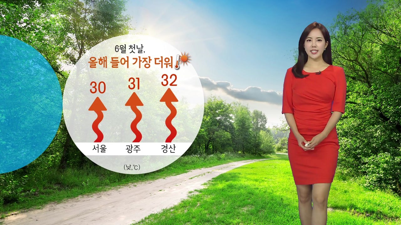 [날씨] 6월 첫날 올해 들어 가장 더워...자외선·오존 주의 / YTN