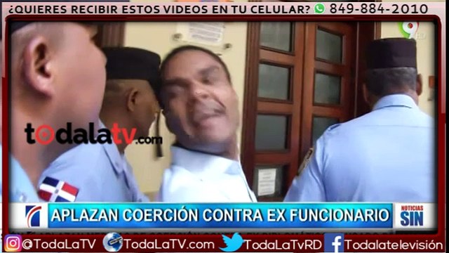 Aplazan para el lunes conocimiento medida de coerción contra Donni Santana-SIN-VIDEO