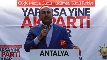 'Bunların hepsi şer ittifakıdır, milli ve yerli değil' - ANTALYA