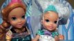 Anna and Elsa toddlers play dress-ups w/ Olaf at Ice Castle! Anna and Elsa toddlers Toys In Action