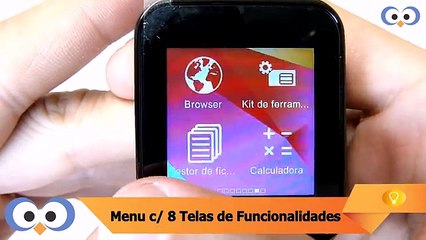 Relógio Smartwatch Bluetooth Dz09 Entrada p/ Chip Iphone Android