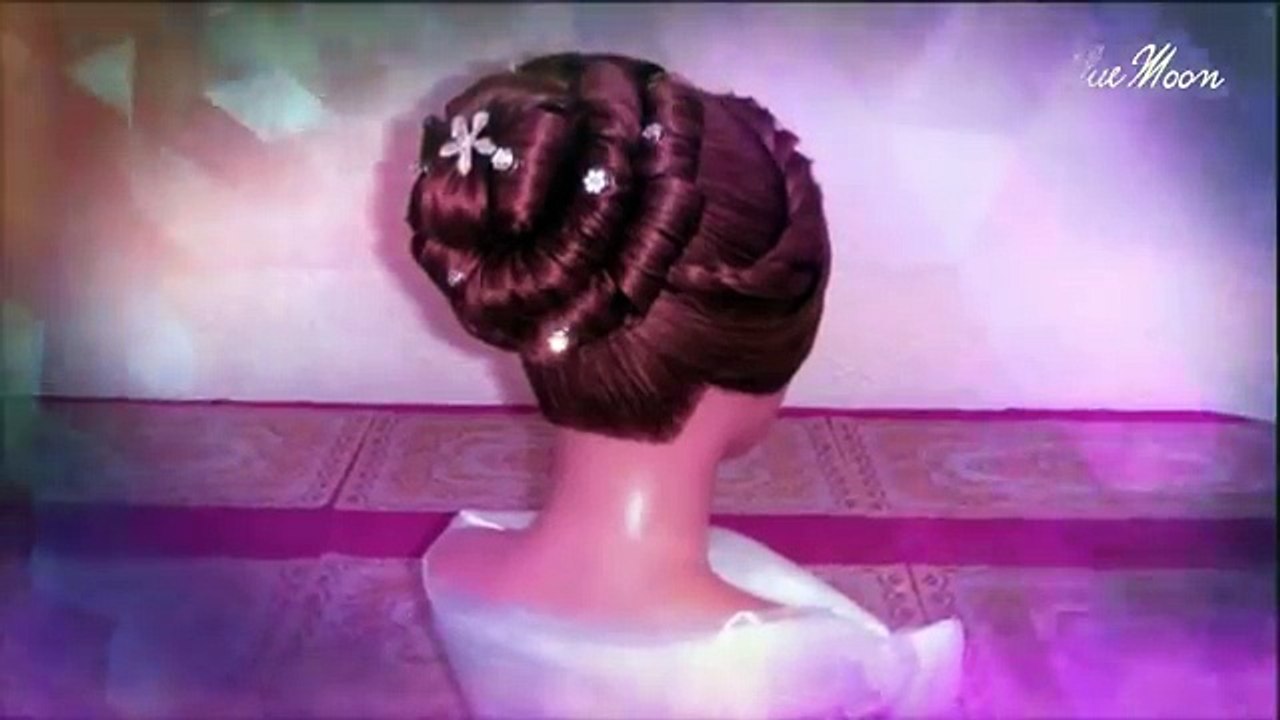 Recogido Elegante en Flor | Peinados para Fiesta, Novia , 15 años, Primera comunión | ViriYueMoon