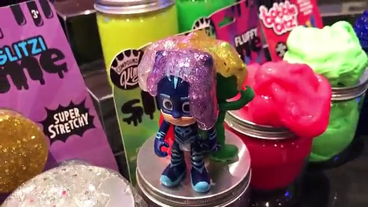 PJ Masks Toy Slime ❤️ Owlette Bobble Bitz Slime
