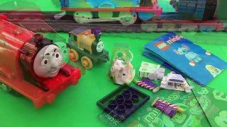 Thomas & Friends James Birthday Party - Worlds Strongest Engine Toy Train Fun