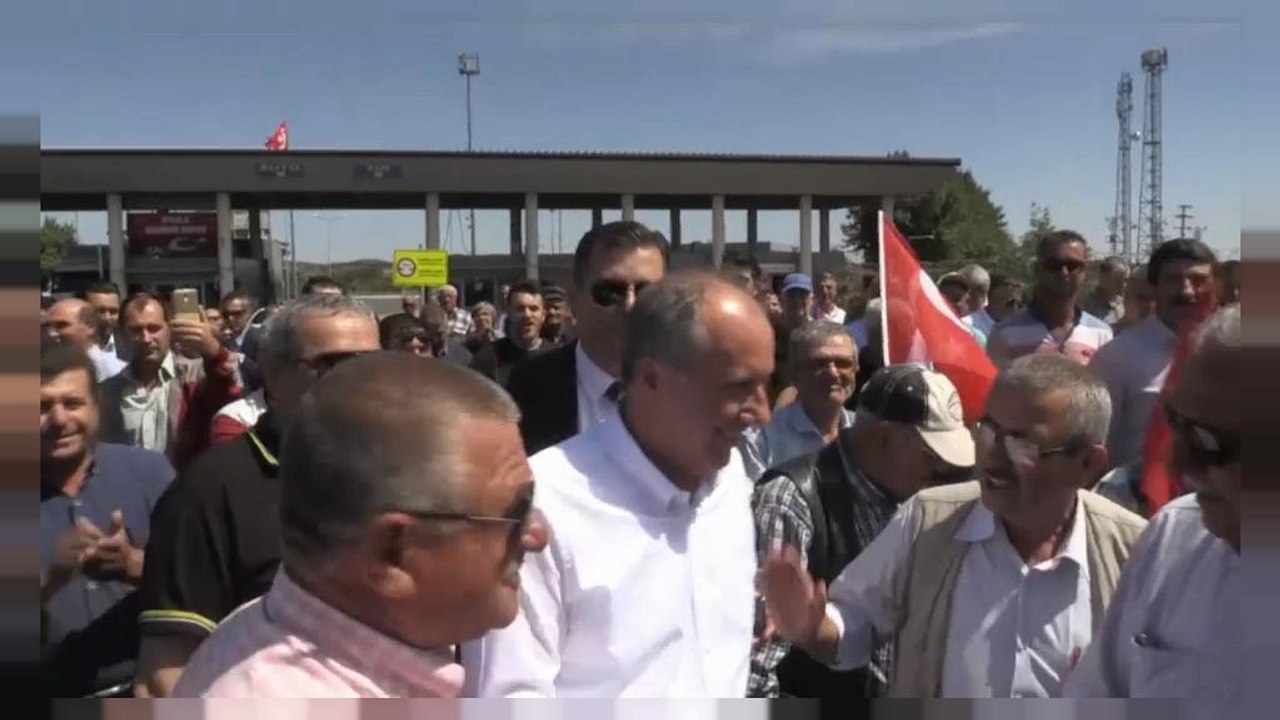 Erdogan-Herausforderer Muharrem Ince auf Wahlkampftour in Griechenland