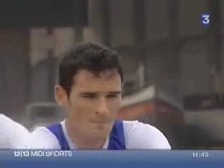 Aviron Lille - Pierre POLLET et Brice MENET sur fr3