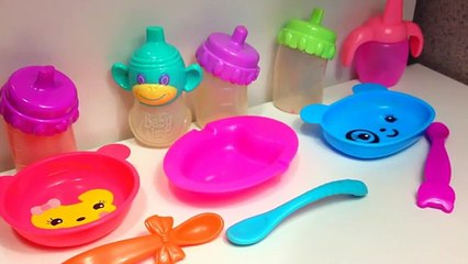 Minhas Mamadeiras e meus pratinhos da Baby Alive