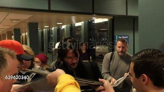 Keanu Reeves at Salt Lake City International Airport
