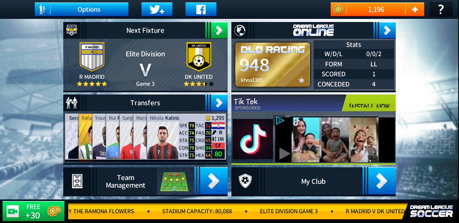 Dream League 2018 IOS Android - Season 2 - Game 4