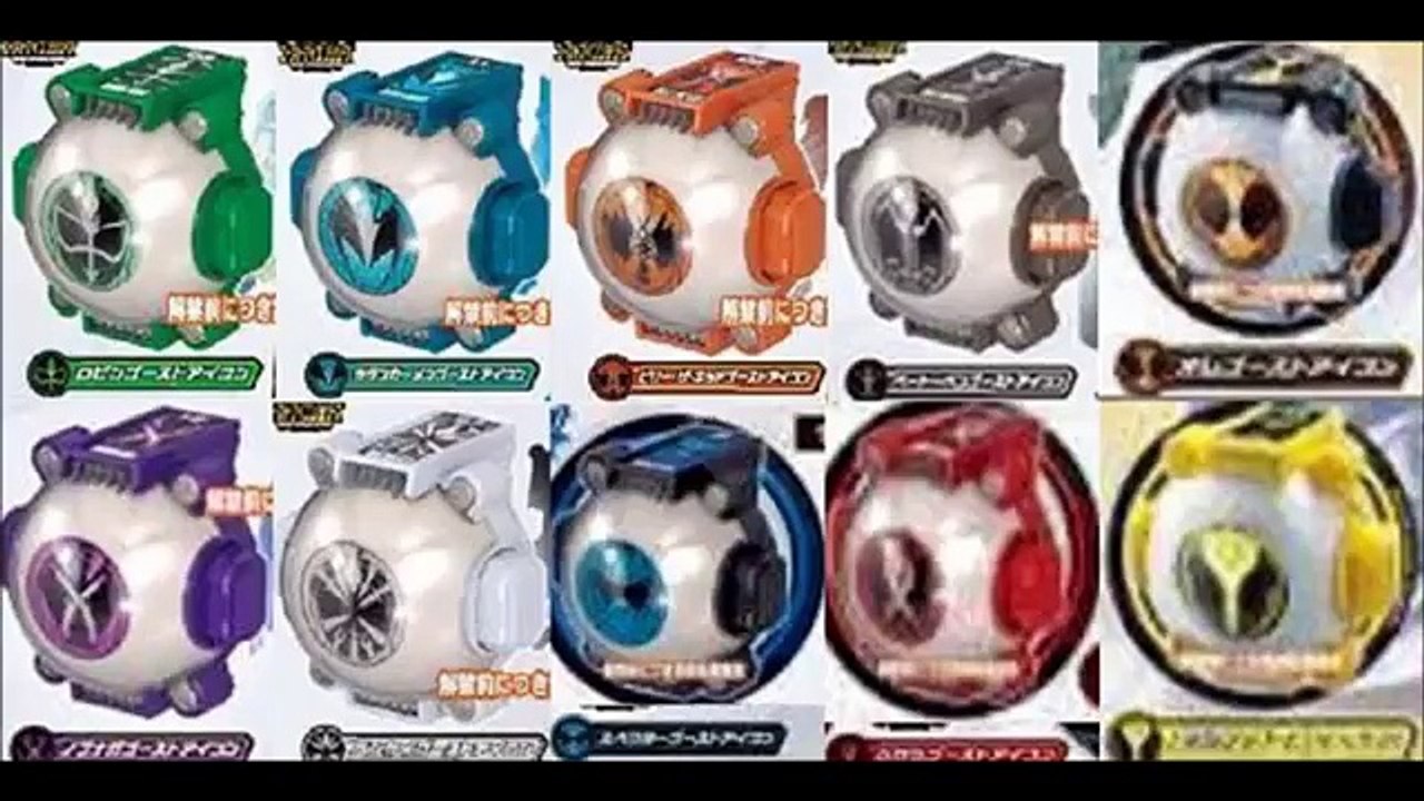 Kamen Rider Ghost All Great Men Ghost Eyecon Sounds 仮面ライダーゴースト ゴーストアイコン