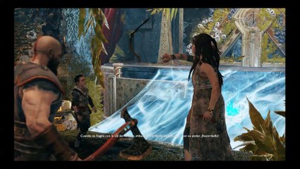 God Of War, Gameplay Español 9, La bruja me ayuda a llegar a Alfheim