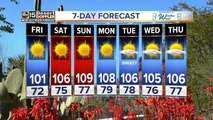 Weekend warm up expected for the Valley