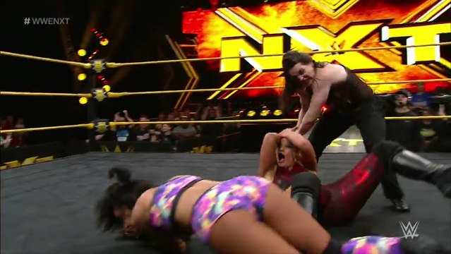 Nikki Cross attacks Shayna Baszler after Baszler vs Dakota - WWE NXT