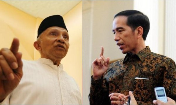 Menanggapi Kritikan Amien Rais untuk Joko Widodo