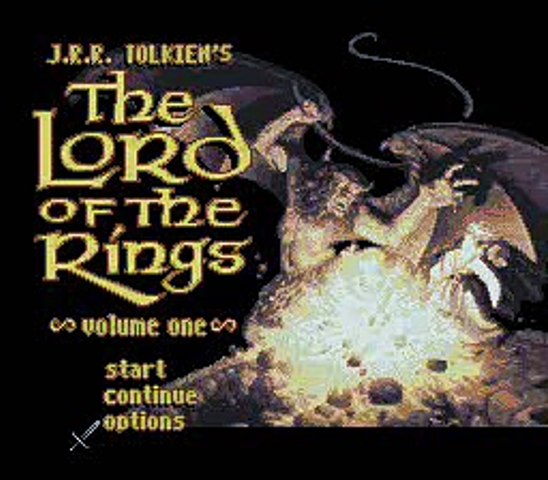 lord of the rings super nintendo