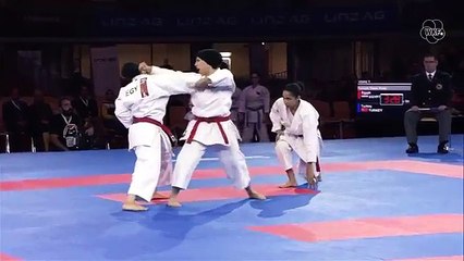 BRONZE MEDAL. Female Team Kata EGYPT. 2016 World Karate Championships.