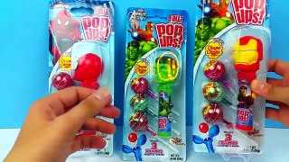 Chupa Chups Lolly Pops Lolli Pop Ups Candy Lollypops Avengers, Spiderman Lollipops ToyBoxMagic