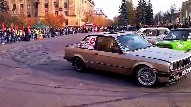 Турбо дрифт ВАЗ 2106 + ВАЗ 2106 + BMW