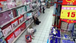 ‘Possessed Woman in Chinese Supermarket Calmed Down By Exorcism, Caught on CCTV | Real or Fake?