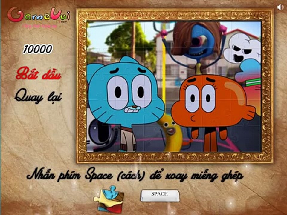 Gumball Jigsaw Puzzle P.2 gameplay Game Gumball ghép hình P.2 The