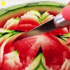 How to make food art- Watermelon art