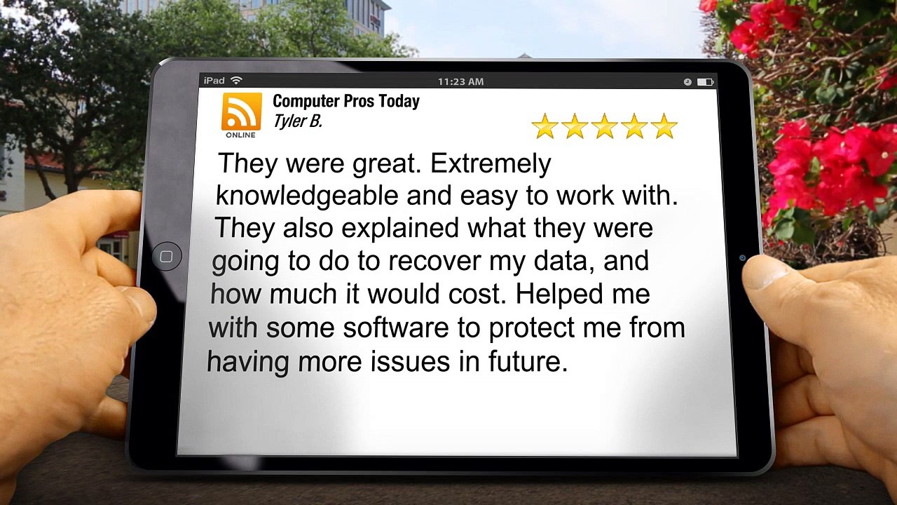 Computer Repair Review,  Fredericksburg VA, Computer Pros Today, Managed Services Provider in VA