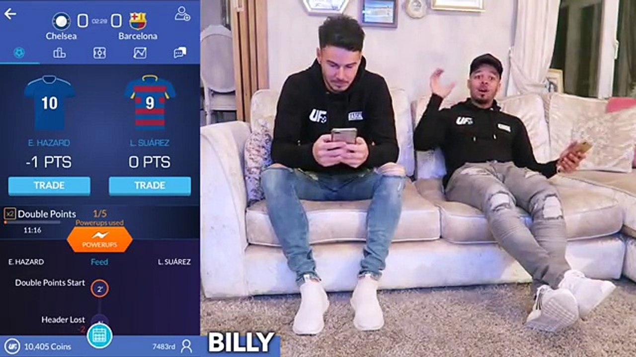 BILLY VS JEZZA | CHELSEA VS BARCELONA! *LIVE REACTION*