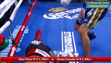 The Greatest 1st Round KO Upsets in Boxing History