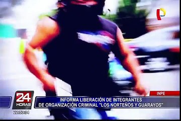 Inpe informa sobre liberación de integrantes de banda “Los norteños y guarayos”