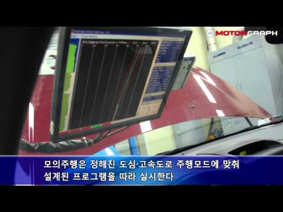 자동차 연비 측정 과정 직접 살펴보니
