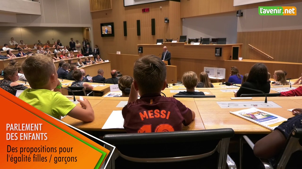 L'Avenir - Des enfants récompensés au Parlement de la FWB