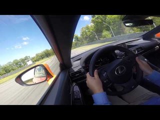 Lexus RC F test drive in NY