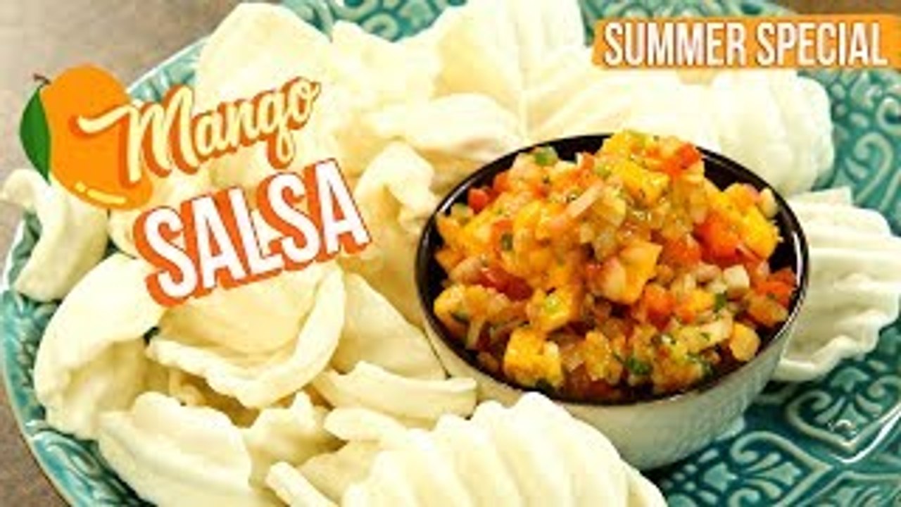 Mango Salsa Recipe - How To Make Mango Salad - Mango Recipes - Varun Inamdar
