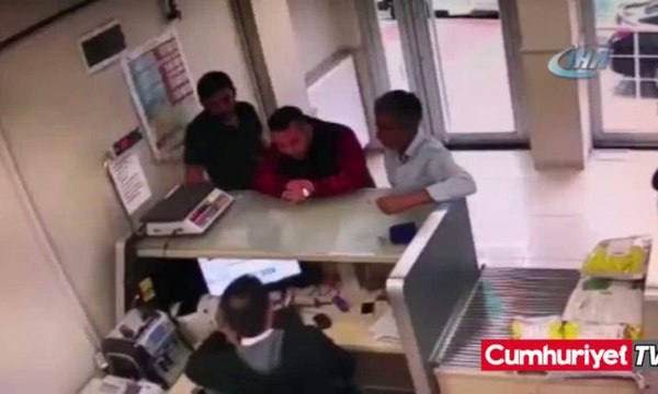 PTT çalışanına öldüresiye dayak kamerada