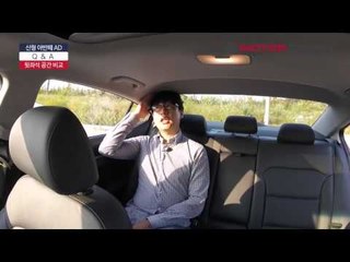 신형 아반떼(2017 elantra)  AD vs MD 2열 헤드룸 비교