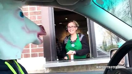 Drive Thru Pranks!! Unicorn Frappuccino