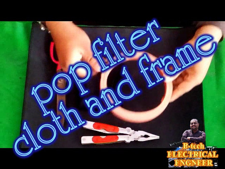 HOW TO MAKE POP FILTER AT HOME