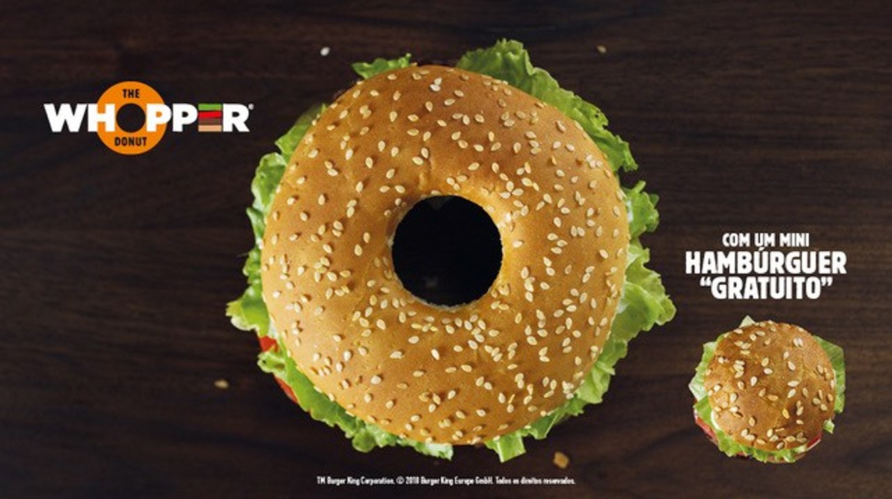 WHOPPER DONUT BURGER KING