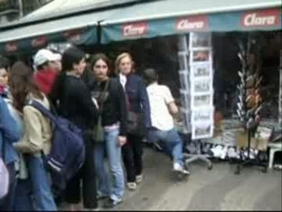 Chute a barcelone